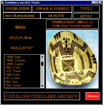 Programma di calcolo cronologico